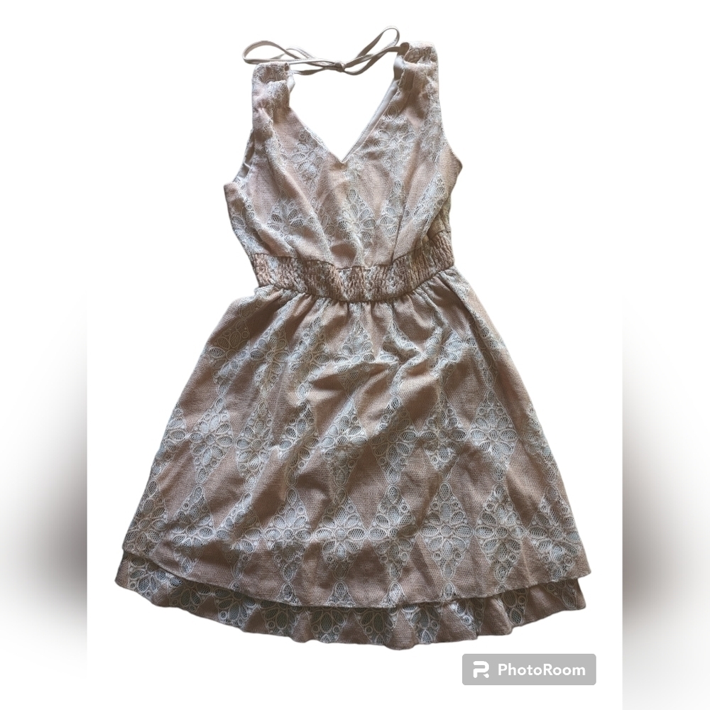 American Rag Lace Fit & Flare Dress Small | Boho Cottagecore Sundress